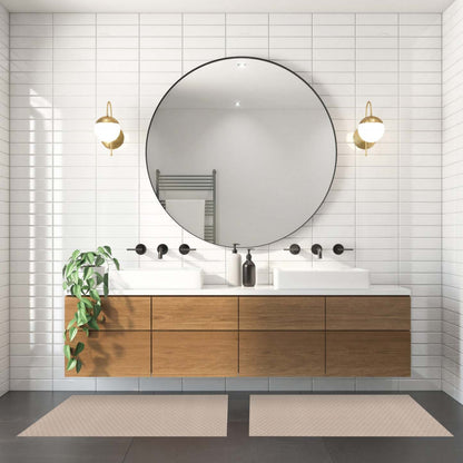 Carpette Bellezza taupe 2'2 x 3'0 - Ensemble de 2|Carpette Bellezza taupe 2 pi 2 po x 3 pi 0 po - D21P8WL3