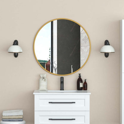 Miroir Halpert Gold 32|Miroir Halpert de 32 po doré