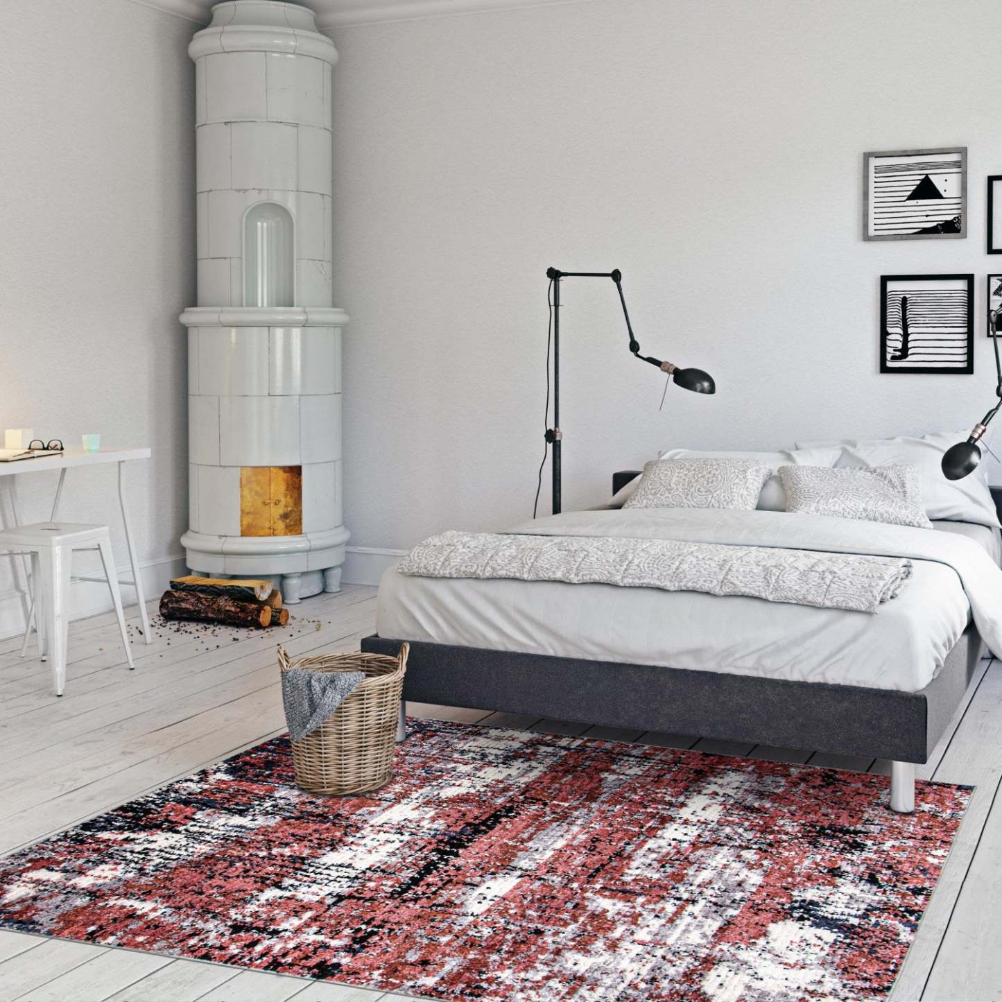 Paloma Marble Pink Area Rug - 3'11 x 5'11|Carpette Paloma Marble rose - 3 pi 11 po x 5 pi 11 po|D86FGEBZ