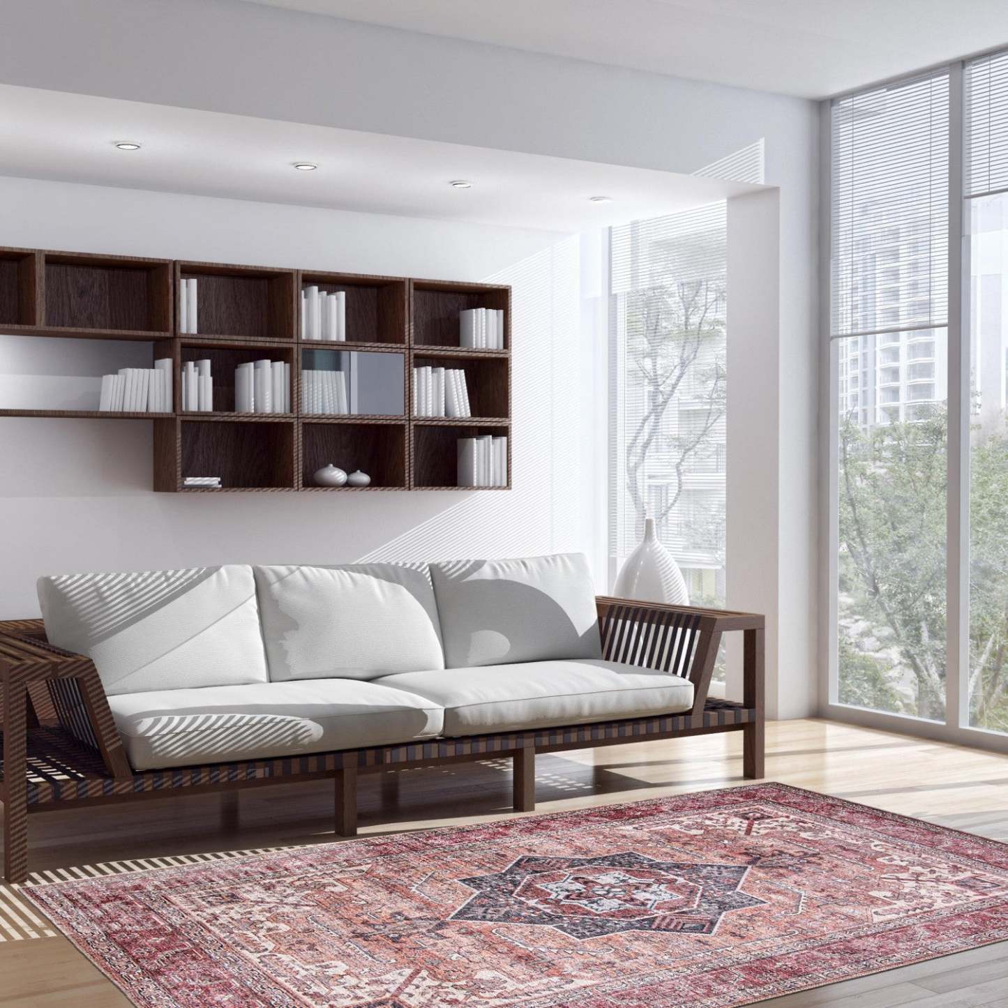 Carpette Ophelia cuivre 5 pi 3 po x 8 pi 0 po