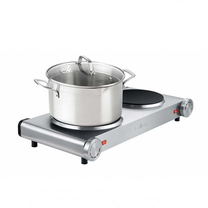 Surface de cuisson infrarouge Salton à double brûleur - HP1269|Surface de cuisson Salton à infrarouge et à 2 brûleurs - HP1269