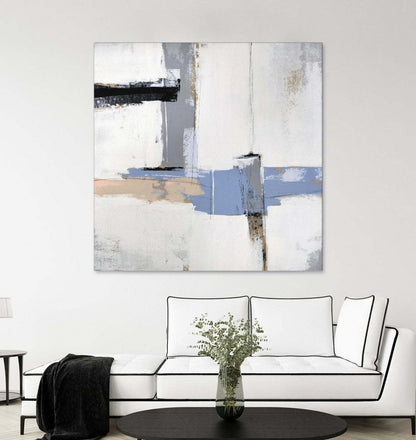 Œuvre murale géante « Broken Edges I » 54 x 54