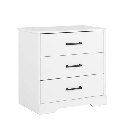 Prepac Rustic Ridge Farmhouse 3-Drawer Nightstand - White|Table de nuit champêtre Rustic Ridge de Prepac à 3 tiroirs - blanche