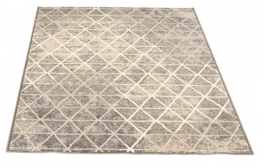 Tapis Jacob gris - 160 x 220 cm | D28VNVKK