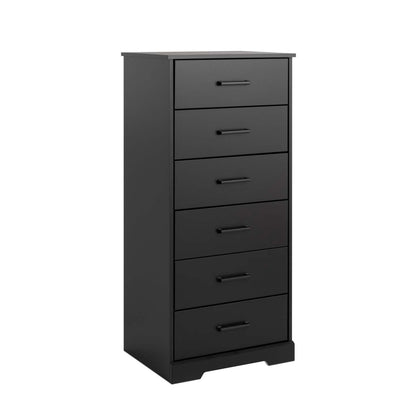 Prepac Rustic Ridge 23.75 6-Drawer Chest - Black|Commode verticale Rustic Ridge de Prepac de 23,75 po à 6 tiroirs - noire