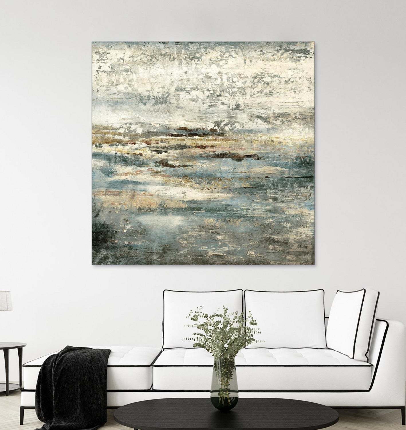 Œuvre d'art murale géante « Maui Mystery » 72 x 72