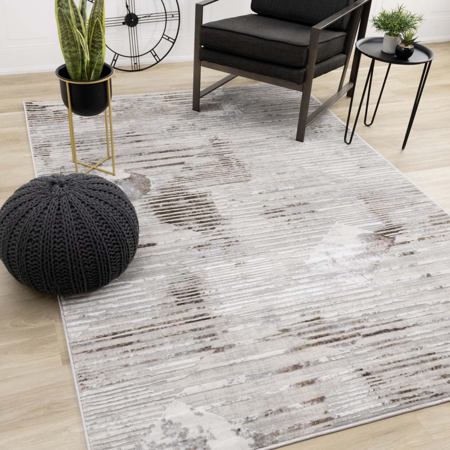 Tapis d'intérieur géométrique London - 7'10 x 10'6|Carpette London à motif géométrique pour l'intérieur - 7 pi 10 po x 10 pi 6 po