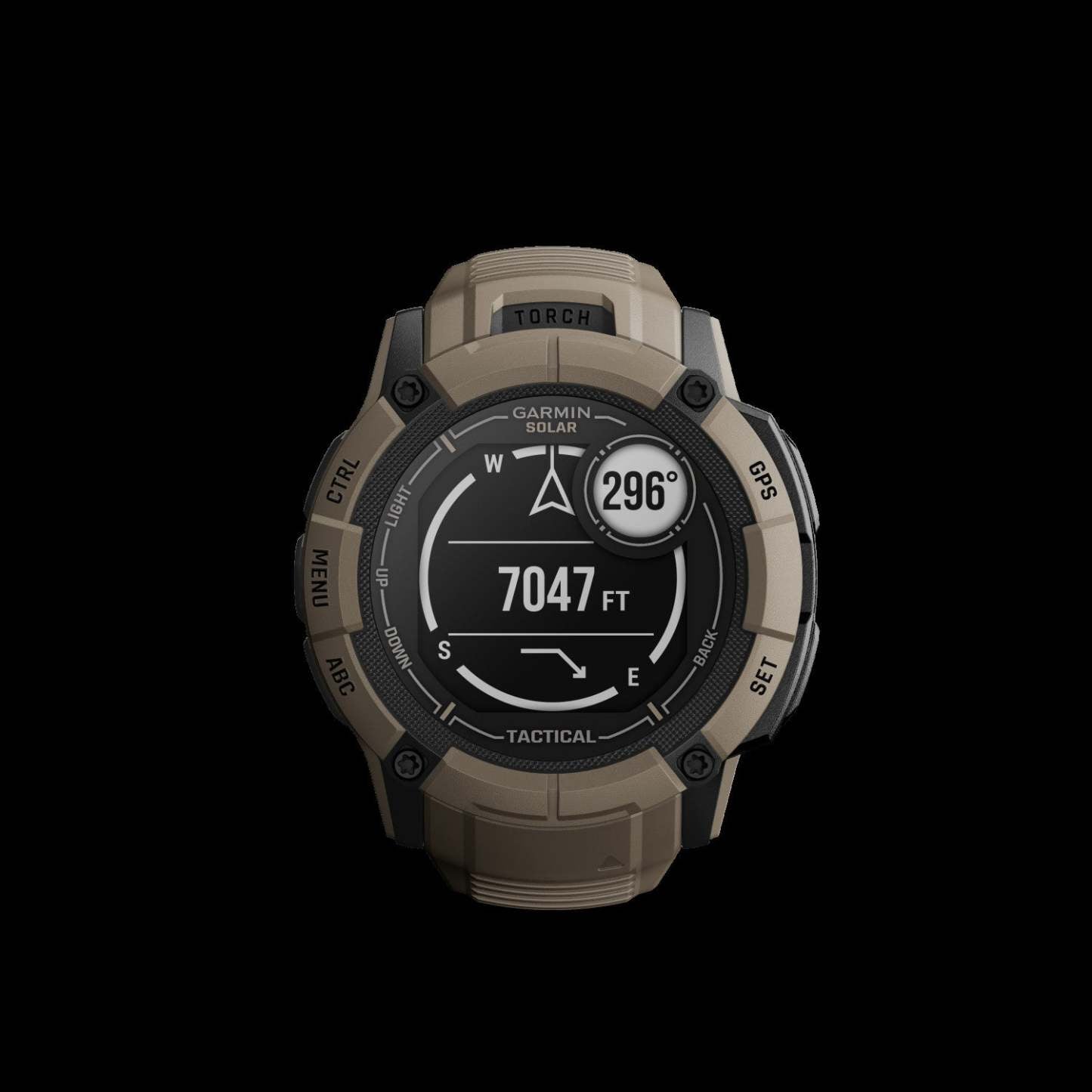 Garmin Instinct® 2x Solar Gps Montre Connectée - Suivi De La Santé Et De La Condition Physique Avec Multi-bande Gnss - Coyote T