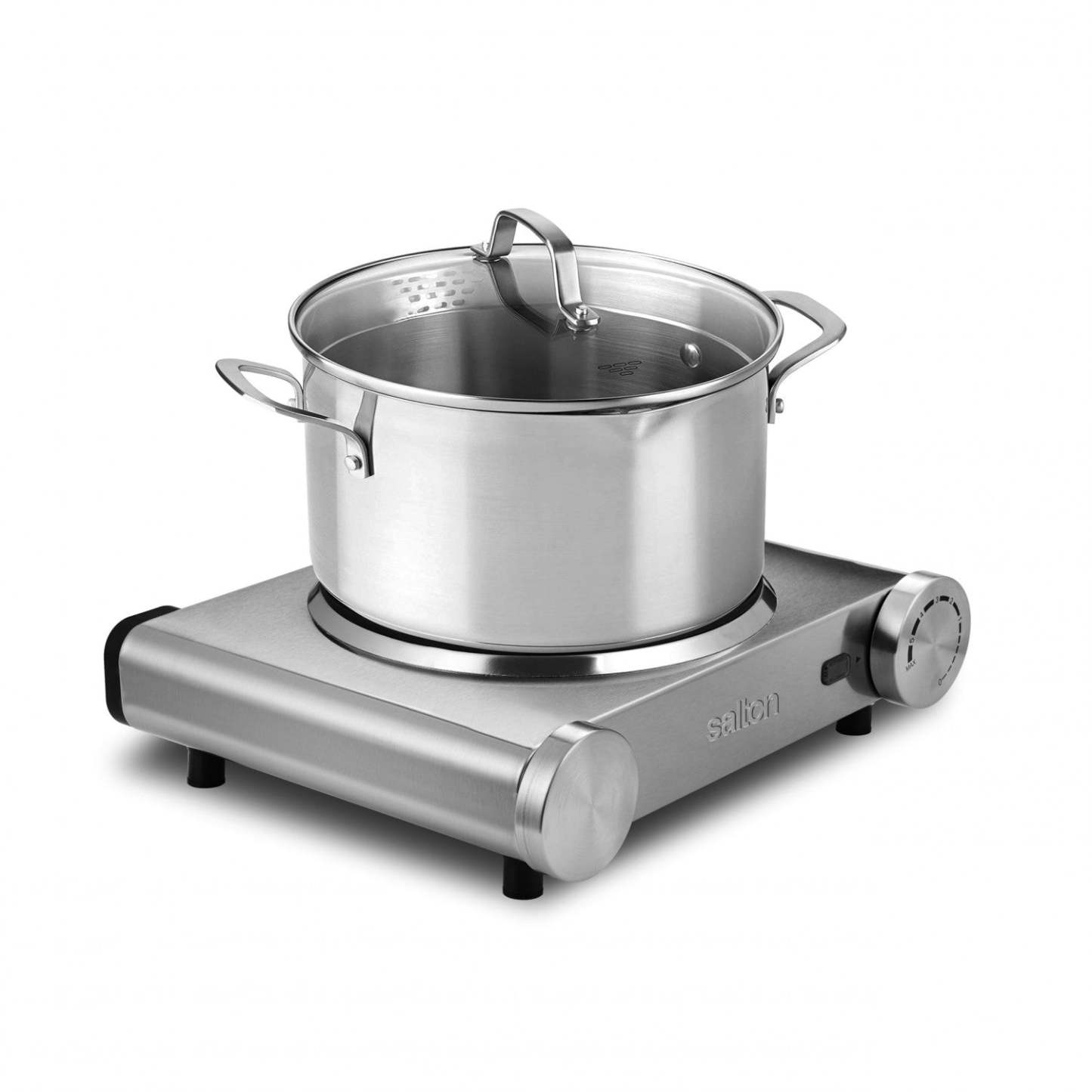 Table de cuisson infrarouge à brûleur unique Salton - HP1502|Surface de cuisson Salton à infrarouge et 1 brûleur - HP1502