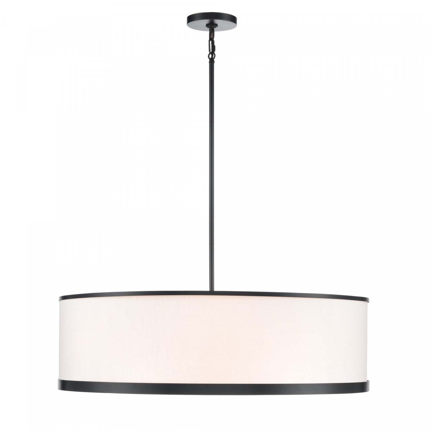 Luminaire d'îlot High Street 8 lampes 30 po, noir | Luminaire d'îlot à 8 lampes High Street de 30 po, noir