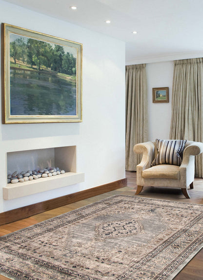 Carpette Octavian Bijar bleu - 5 pi 3 po x 7 pi 3 po| D2BERW28