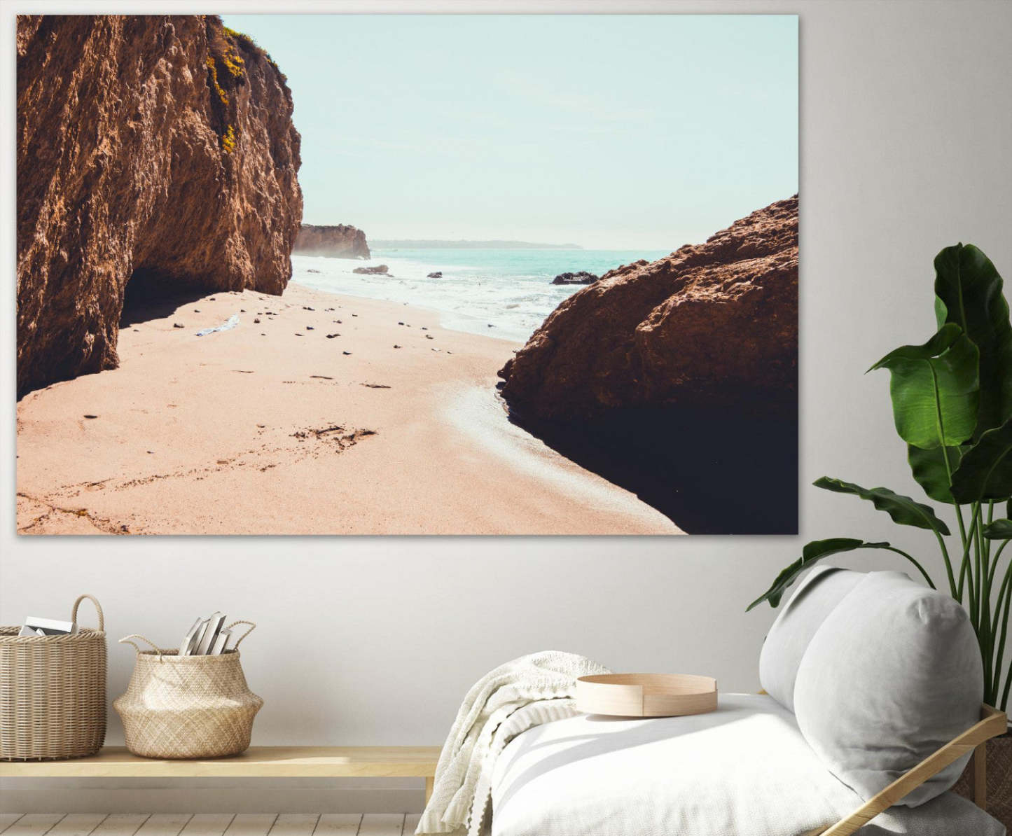 Œuvre d'art murale géante « Perfect Day » 72 x 48