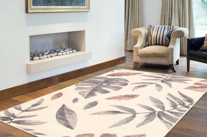 Palta Cream-Rose Area Rug - 3'11 x 5'7|Carpette Palta crème-rose - 3 pi 11 po x 5 pi 7 po| D28MM5T9