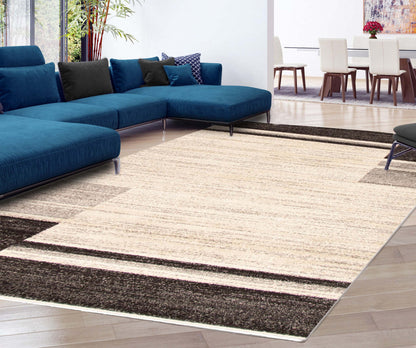 Aya Ivory-Taupe Area Rug - 3'11 x 5'3|Carpette Aya ivoire-Taupe - 3 pi 11 po x 5 pi 3 po| D2ABJGZD