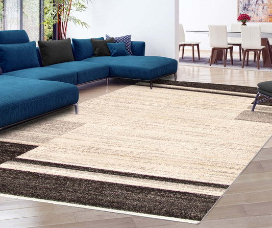Aya Ivory-Taupe Area Rug - 3'11 x 5'3|Carpette Aya ivoire-Taupe - 3 pi 11 po x 5 pi 3 po| D2ABJGZD
