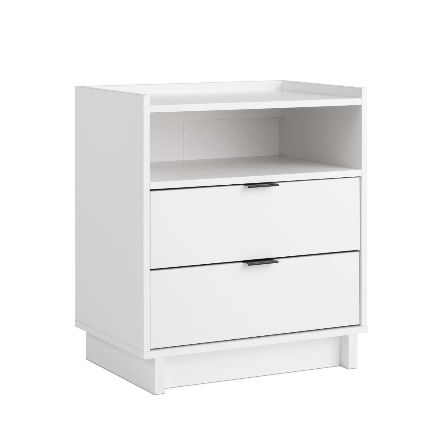 Prepac Simply Modern 23.75 2-Drawer Nightstand - White|Table de nuit Simply Modern de Prepac de 23,75 po à 2 tiroirs - blanche