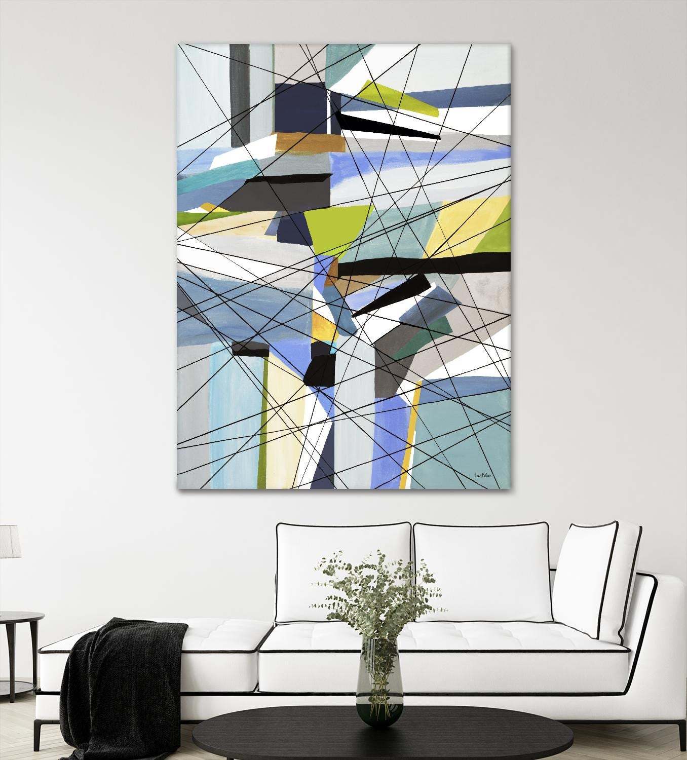 Sidewalkcafe Giant Art 72x54 Wall Art|Œuvre d'art murale Giant Art « Sidewalkcafe » 72 x 54