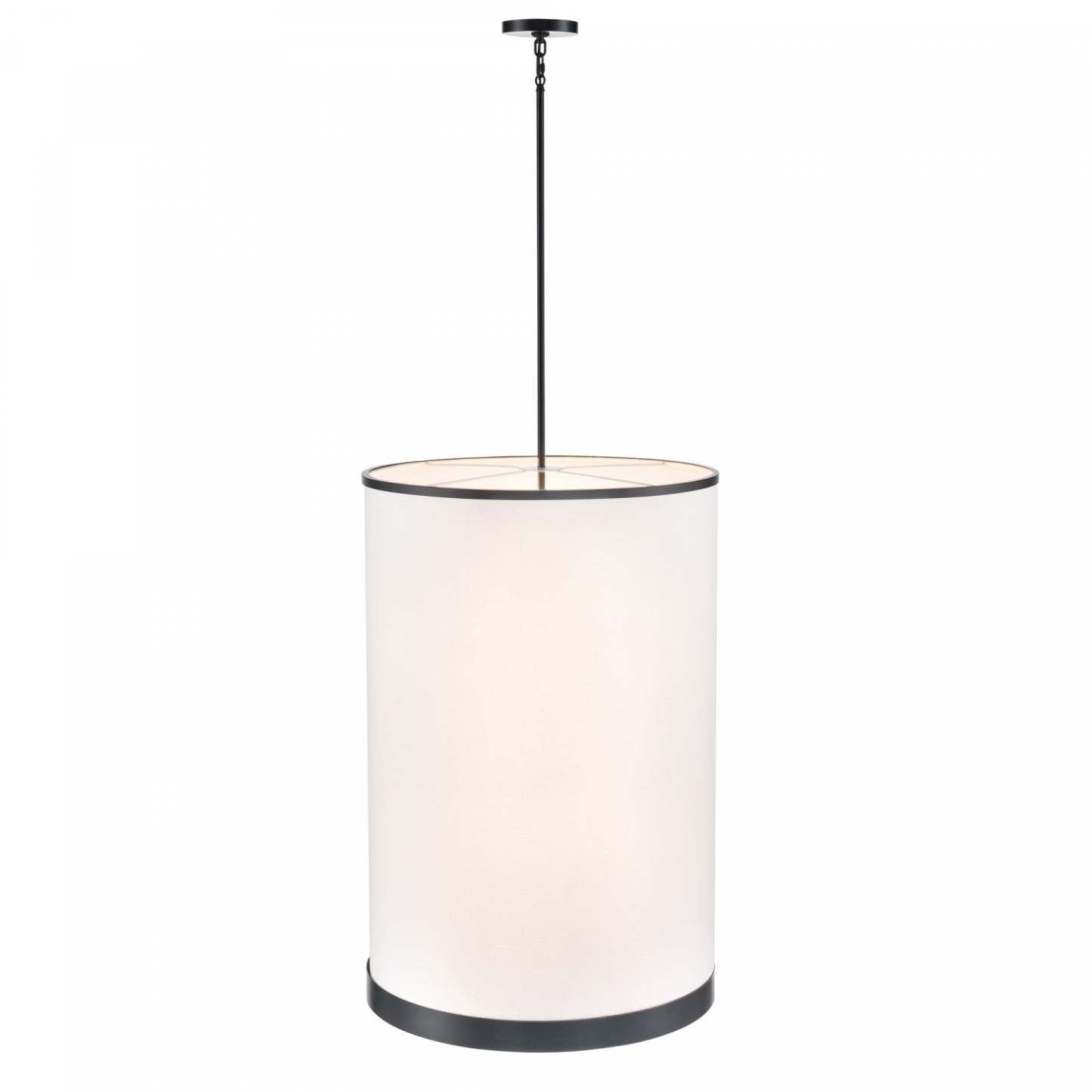 Lustre A 8 lampes High Street, Noir