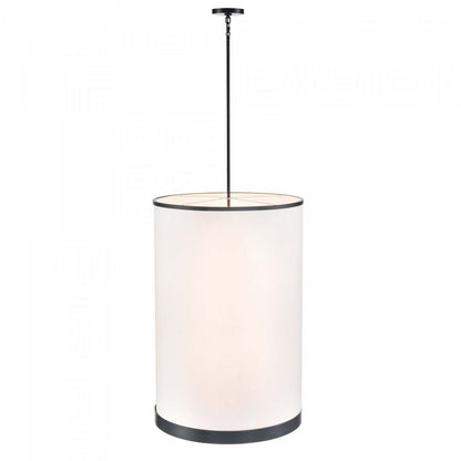 Lustre A 8 lampes High Street, Noir