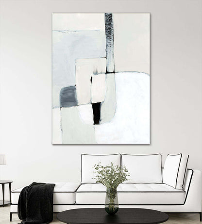 Œuvre d'art murale géante « Soft Spoken I » 72 x 54