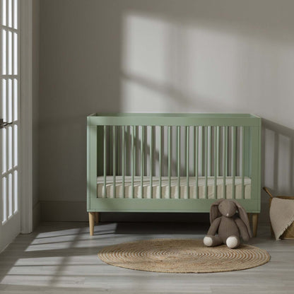 Cotton Candy 3-in-1 Convertible Crib - Sage Green | Cotton Candy Lit De Bebe Convertible 3 En 1 - Vert Sauge