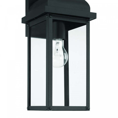 Madrid 1 Light Outdoor Wall Sconce 23.4, Black Lamp | Applique Murale D’exterieur Madrid A 1 lampe De 23,4 po, Noir