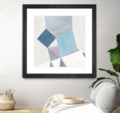 Bay Bridge V1 Matted and Framed Black 36x36 Wall Art|Œuvre d’art murale encadrée noire et mate « Bay Bridge V1 » 36 x 36