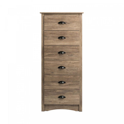 Salt Spring Tall 6-Drawer Chest - Drifted Grey|Commode verticale haute Salt Spring à 6 tiroirs - gris délavé