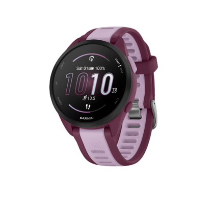 Garmin Forerunner® 165 Montre Gps Intelligente - Suivi De La Santé Avec Écran Amoled - Baie/lilas