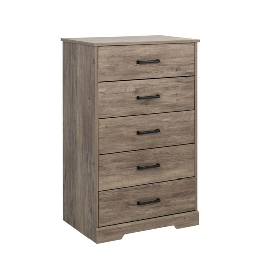 Prepac Rustic Ridge 27.5 5-Drawer Chest - Brown|Commode verticale Rustic Ridge de Prepac de 27,5 po à 5 tiroirs - brune