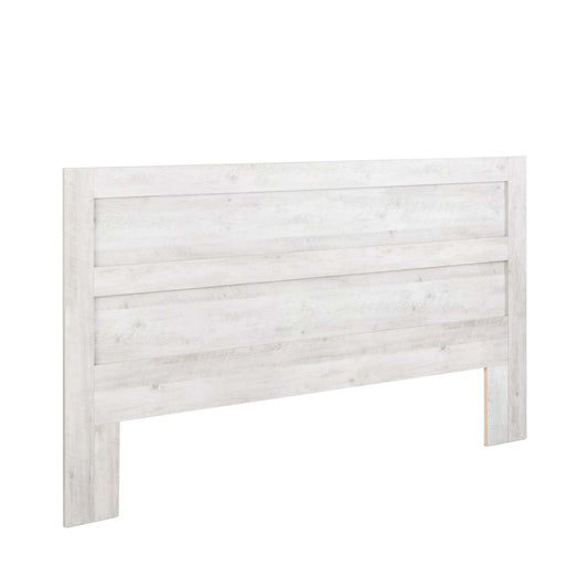 Prepac Rustic Ridge Farmhouse King Headboard - Washed White|Tête de lit pour très grand lit champêtre Rustic Ridge de Prepac - blanc vieilli