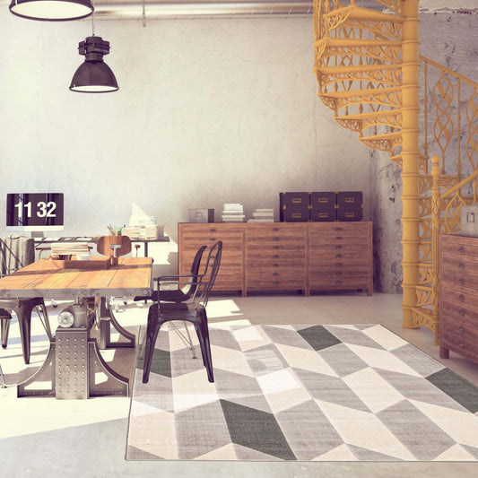 Zima Grey 4'7 x 6'7 Area Rug|Carpette Zima grise 4 pi 7 po x 6 pi 7 po|D86F6ZSJ