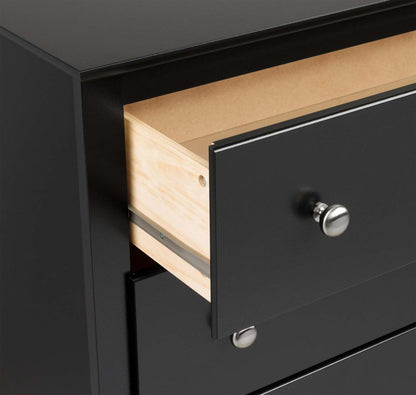 Jade Kids 6-Drawer Dresser - Black|Commode Jade à 6 tiroirs pour enfants - noire