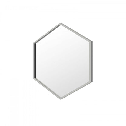 Miroir Zona de 28 po argenté