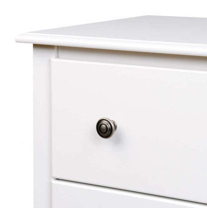 Monterey Tall 2-Drawer Nightstand - Blanc|Table de nuit haute Monterey à 2 tiroirs - blanche