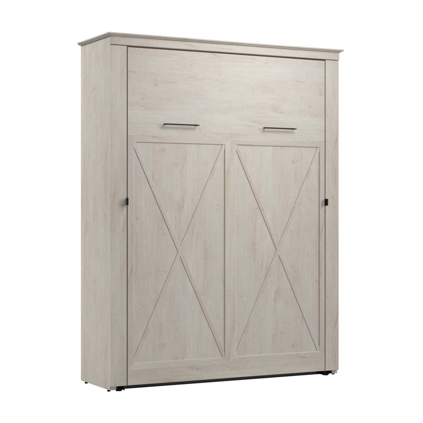 Bestar Key West 69 W Queen Murphy Bed - Linen White Oak|Grand lit escamotable Key West de Bestar de 69 po (L) - blanc chêne lin