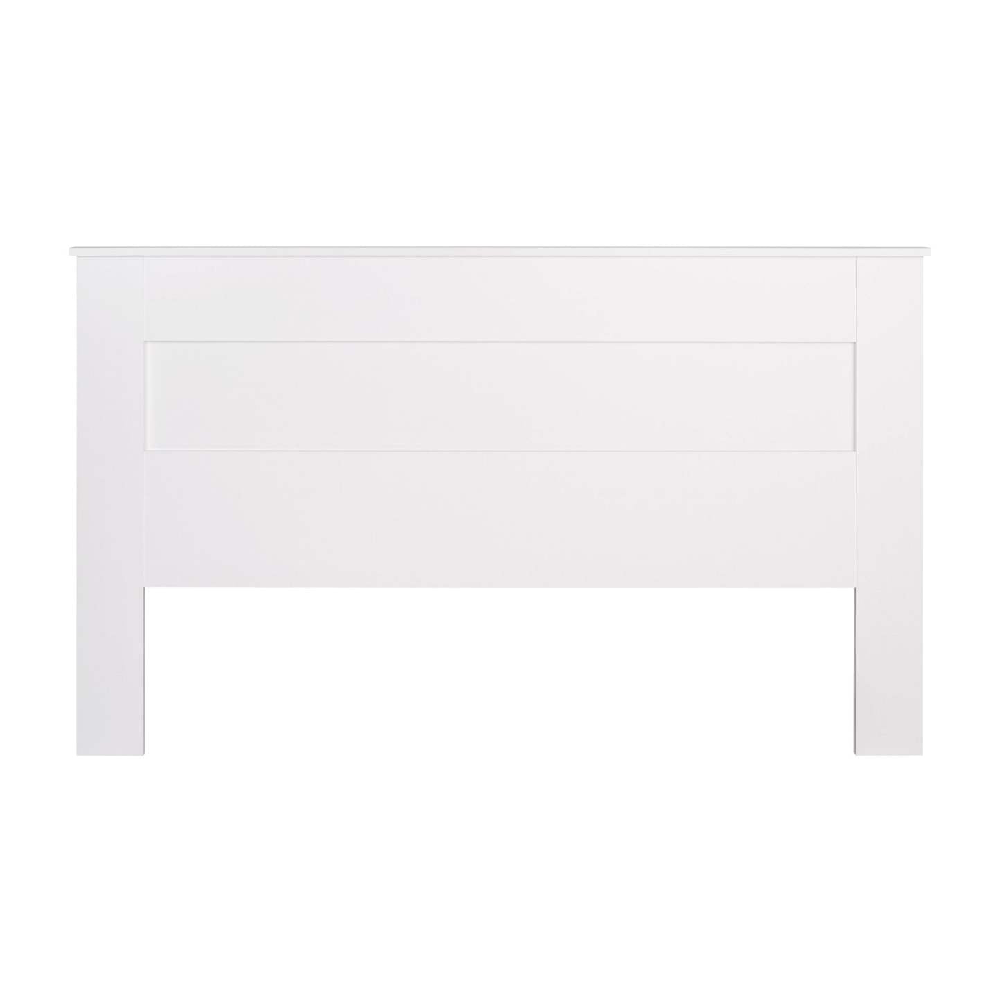 King Flat Panel Headboard - White|Tête de lit à panneau plat pour très grand lit - blanche