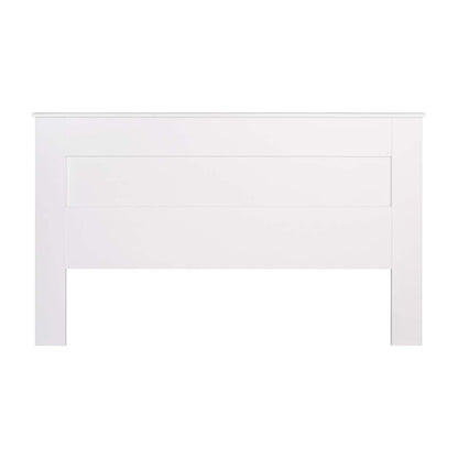 King Flat Panel Headboard - White|Tête de lit à panneau plat pour très grand lit - blanche