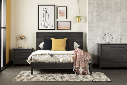 Table de nuit à 2 tiroirs Tao - Chêne gris | Tao Table de Chevet 2 Tiroirs - Chêne gris | D83GS7XA