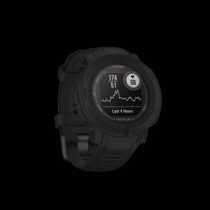 Garmin Instinct® 2 Solar Tactical Edition Gps Smartwatch - Randonnée Avec Support Multi-gnss - Noir|Garmin Instinct® 2 Solar Tactical Edition Montre Gps Intelligente - Randonnée Avec Support Multi-gnss