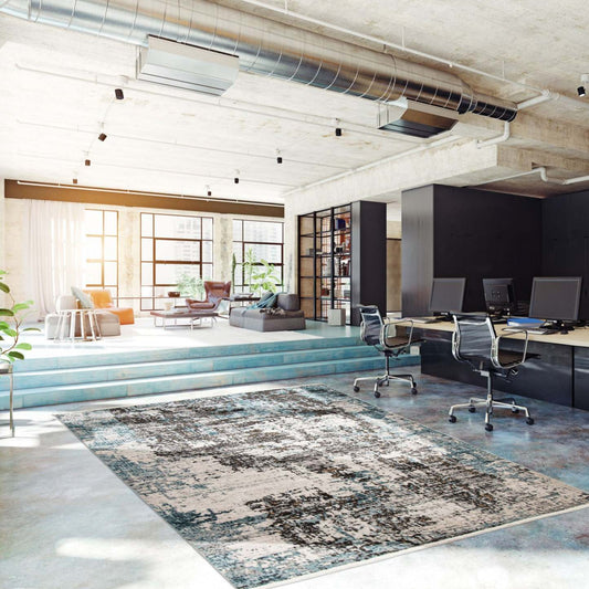 Tapis Emmylou bleu 6'7 x 9'6 | D86F5V0G