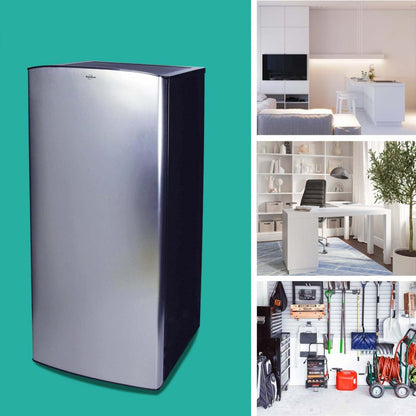 Koolatron 6,2 Cu. Fort. Réfrigérateur compact en acier inoxydable|Réfrigérateur compact Koolatron de 6,2 pi3 en acier inoxydable