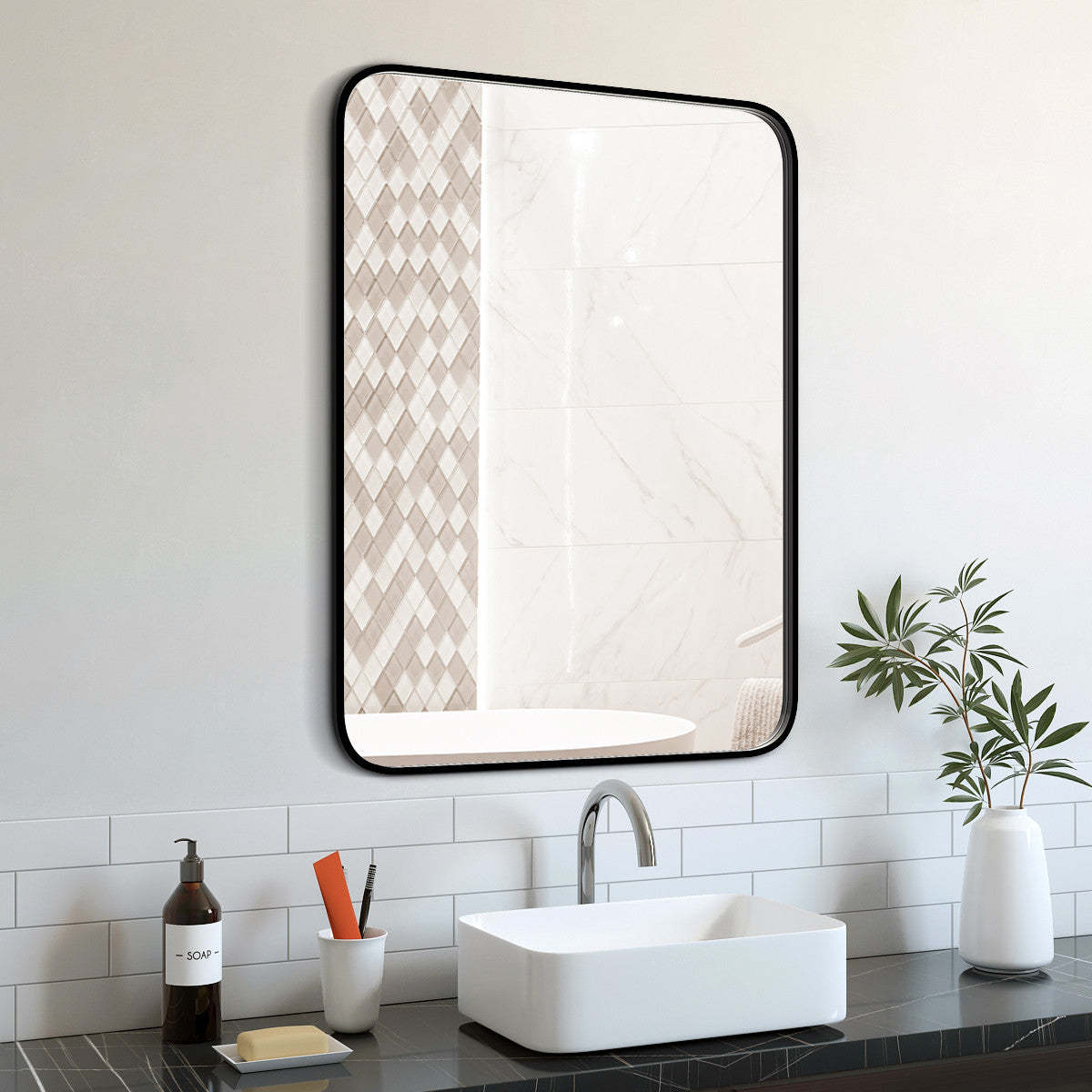 Miroir Tuckerson Black 40|Miroir Tuckerson de 40 po noir
