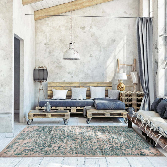 Tapis Corinne Aqua 160 x 230 cm | Tapis Corinne turquoise 160 x 230 cm | D86FVHQZ