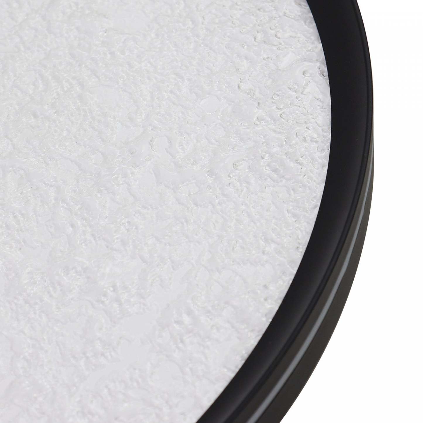 Luna Integrated Led Flush Mount 16, Black Lamp | Plafonnier Semi-encastre A Del Integrees Luna De 16 po, Noir