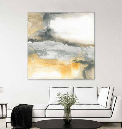 Œuvre d'art murale géante « Minéraux I » 54 x 54