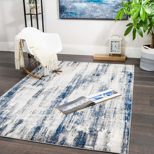 Tapis Roma Rio bleu marine 8 x 11 | D80GI9T6