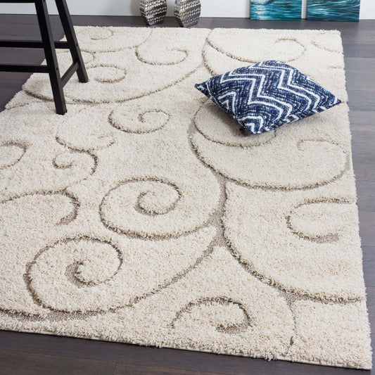 Oakville Cream Curves 3x5 Area Rug|Carpette Oakville Curves crème 3 x 5|D80GUG4P