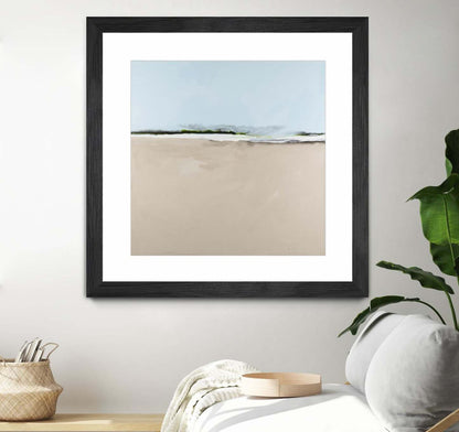 Œuvre d’art murale encadrée noire et mate « Simply Stated » 30 x 30