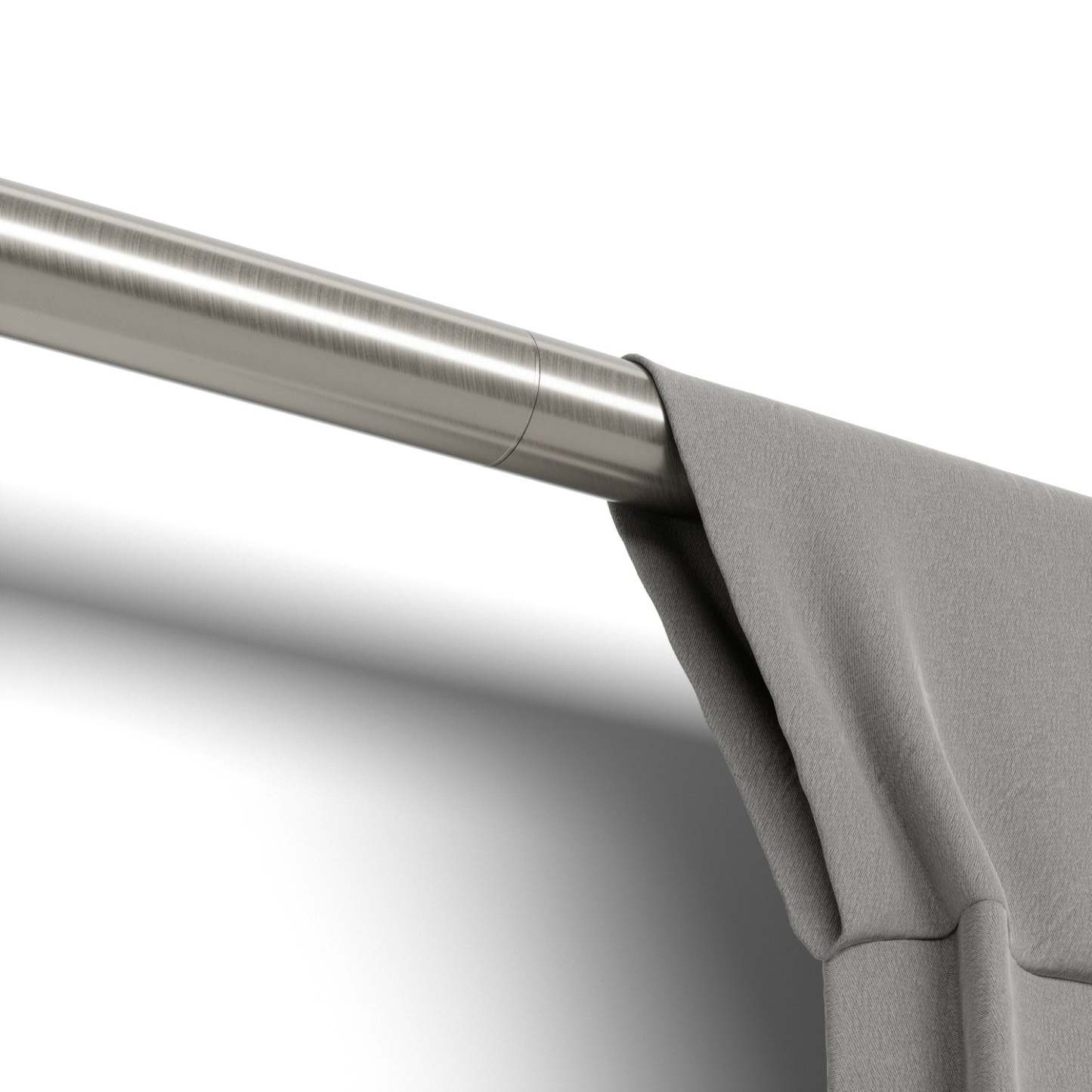 Umbra Zen Tringle à rideau extensible en acier nickelé 1 - 32-64 | Tringle à rideaux extensible Zen de Umbra en acier nickel de 1 po - 32 po à 64 po